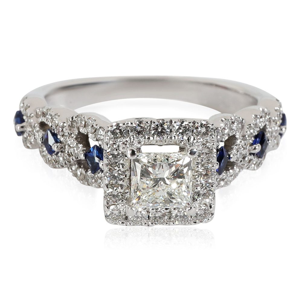 Vera Wang Love Collection Engagement Ring in 14K White Gold 1 CTW